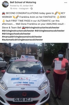 🌈KEYWORKER Franklina passes FIRST TIME with ZERO faults with instructor Steve