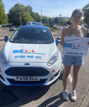 Another GREAT PASS for instructor Michelle with only<br />
TWO faults