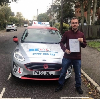 Another GREAT 𝗙𝗜𝗥𝗦𝗧 𝗧𝗜𝗠𝗘 £𝗔𝗦𝗦 for instructor Steve with only THREE faults