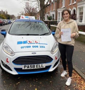 Amazing FIRST TIME PASS for instructor Michelle with only ONE fault