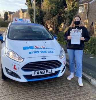 Fantastic FIRST TIME pass for instructor Michelle with only TWO faults