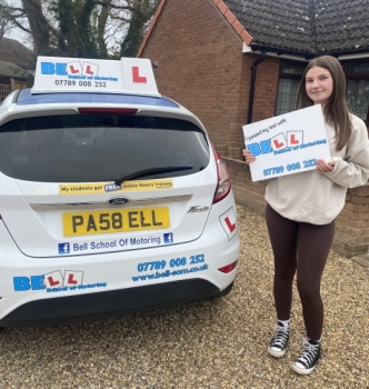 GREAT PASS for instructor Michelle with only SIX faults