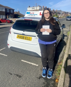 Another EXCELLENT FIRST TIME PASS for instructor Michelle with only THREE faults