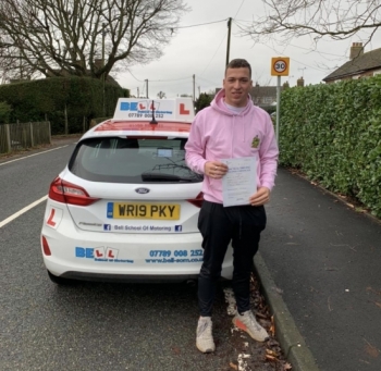 Another GREAT FIRST TIME PASS for instructor Matt with only THREE faults
