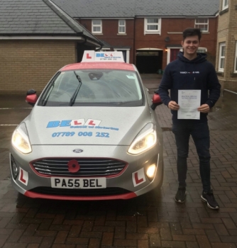 Another FIRST TIME PASS for instructor STEVE with only<br />
TWO faults...