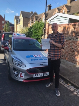 PASSED with STEVE FIRST TIME with only ONE fault.......