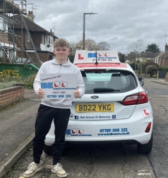 Another GREAT FIRST TIME PASS for instructor Matt with only<br />
TWO faults