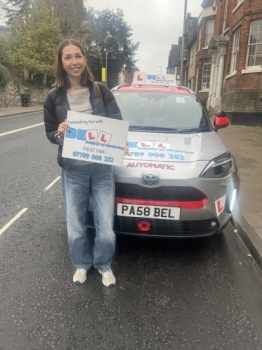 Another GREAT FIRST TIME PASS for instructor Steve with only TWO faults